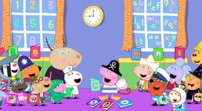 Peppa Pig se disfraza de su personaje de libro favorito por el Día Nacional del Libro