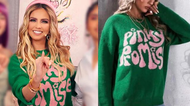 Karla Diaz y el suéter de Pinky Promise