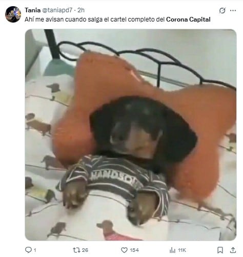 Memes por el cartel del Corona Capital 2025