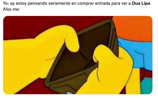 Memes del concierto de Dua Lipa