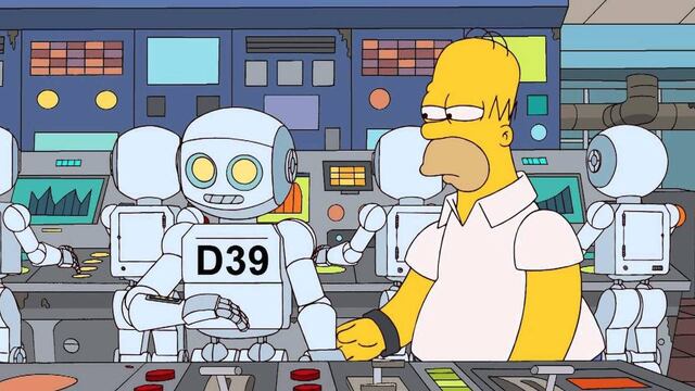 Escena de 'Los Simpsons'.