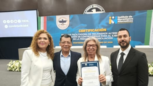 Monterrey fortalece la Justicia Cívica con certificación federal en mediación y conciliación