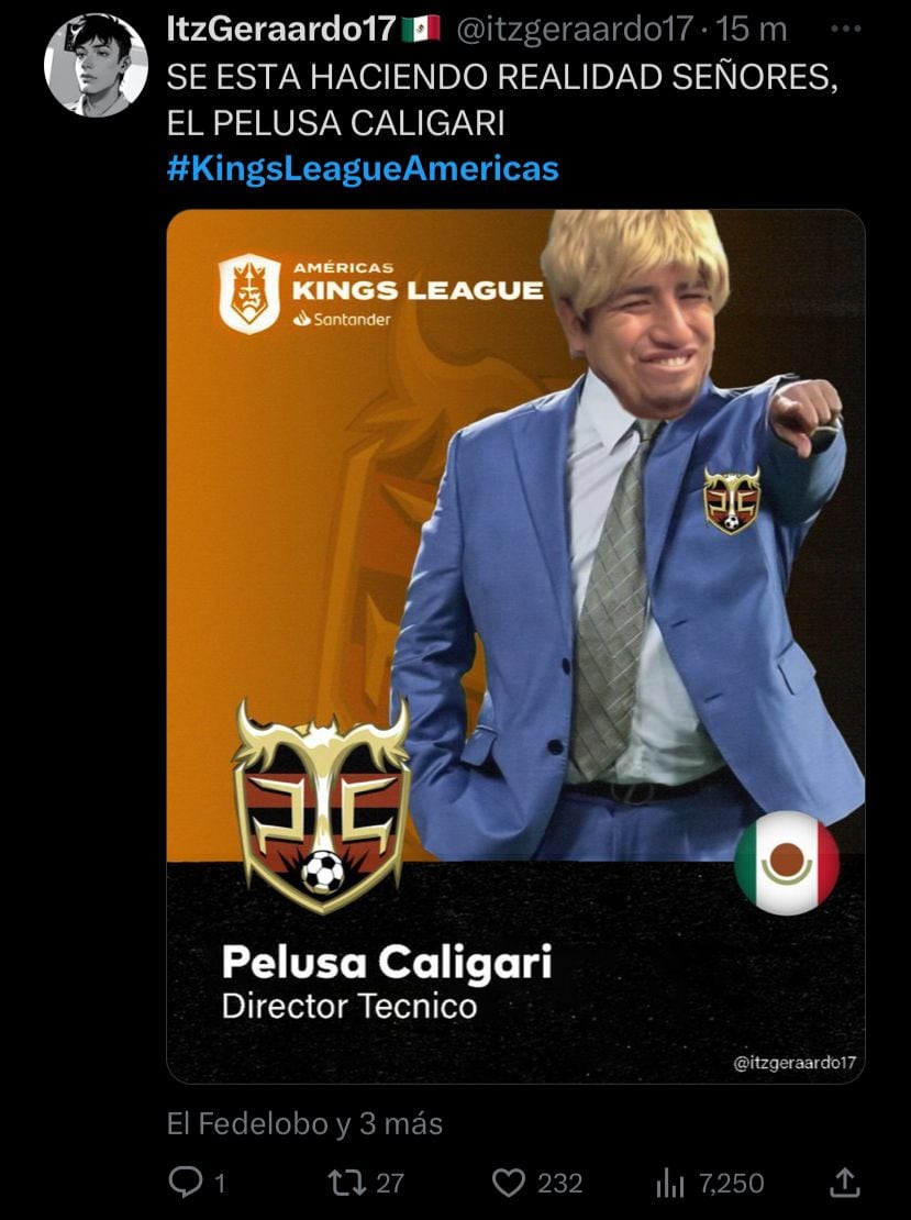 Los fans del Peluche Caligari piden a gritos que el Pelusa Caligari sea el técnico del equipo.