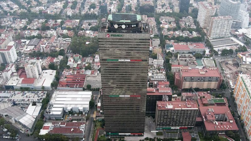 La Torre de Pemex, ubicada en la capital del país.