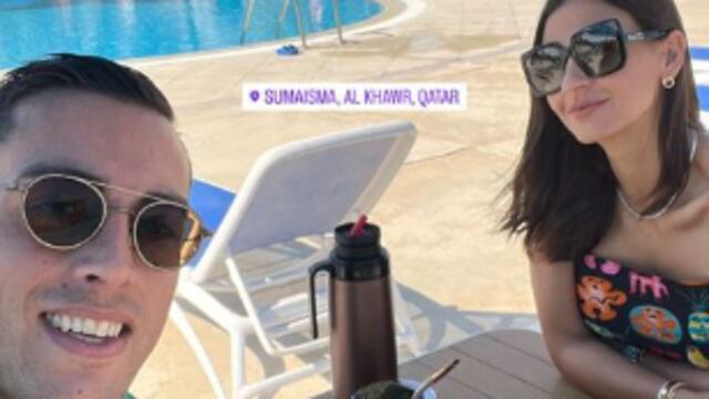 Rogelio Funes Mori y su esposa