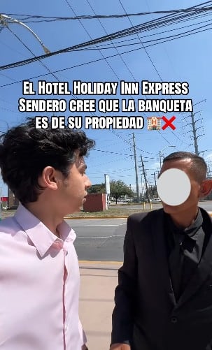 Ray Monsiváis denuncia agresión de guardia mientras grababa un Holiday Inn en Monterrey