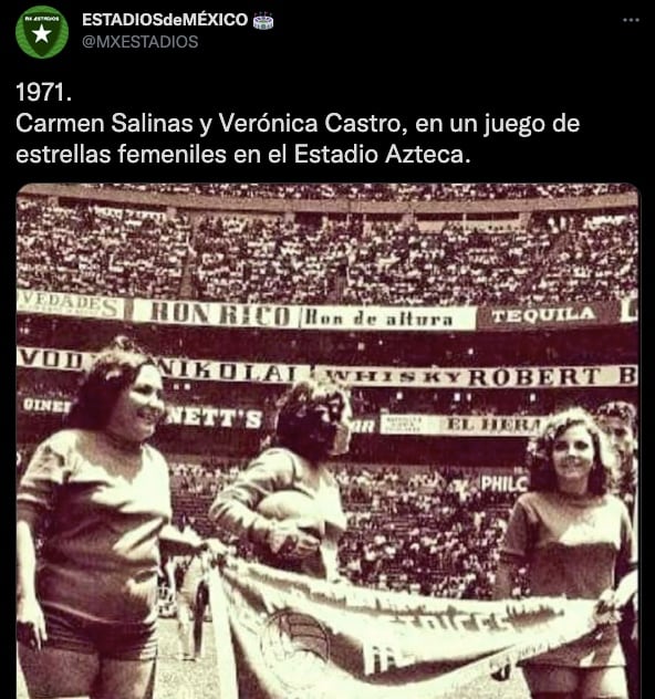 Carmen Salinas en el Estadio Azteca