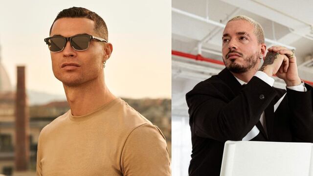 Cristiano Ronaldo y J Balvin