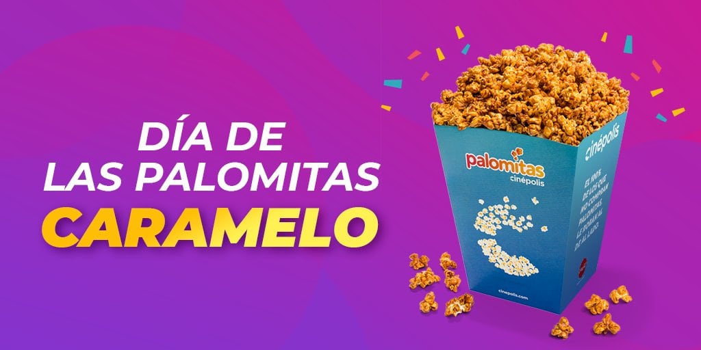 Palomitas en Cinépolis Caramelo