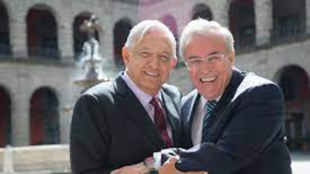 El presidente AMLO y el gobernador Rocha