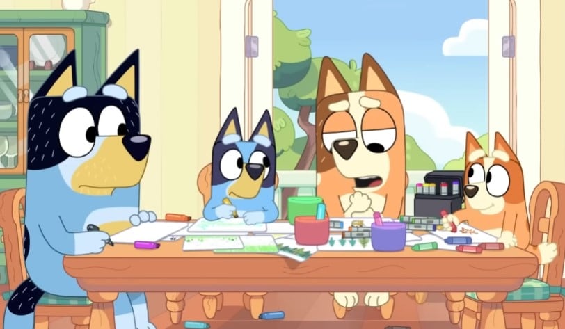 A leer con Bluey