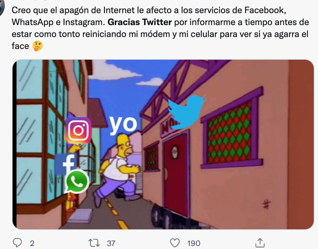 Memes sobre la caída Whatsapp, Instagram y Facebook