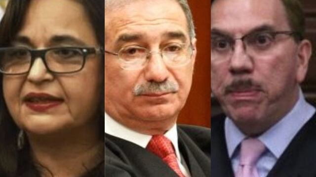 Norma Piña, Alberto Pérez Dayán y Javier Laynez