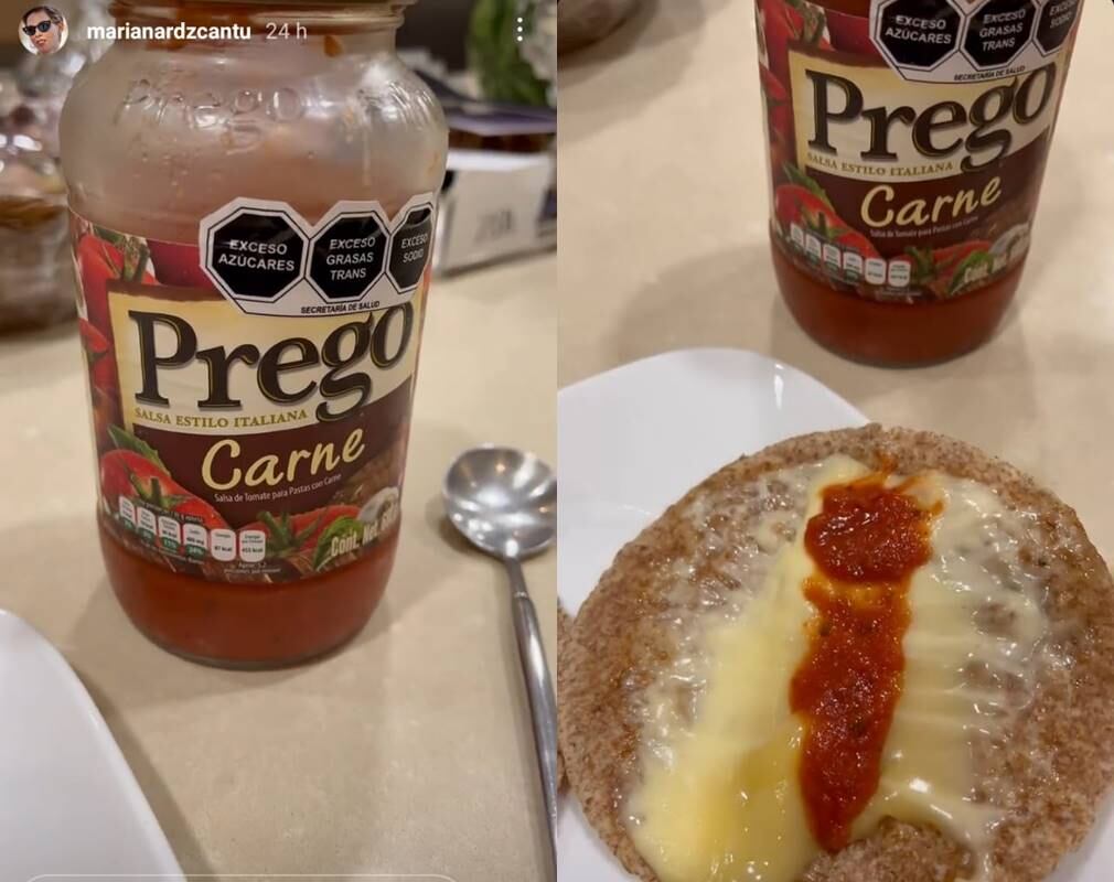 Quesadilla de Mariana Rodríguez