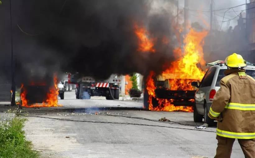 Explosión de pipa propiedad de grupo Tomza en Mérida