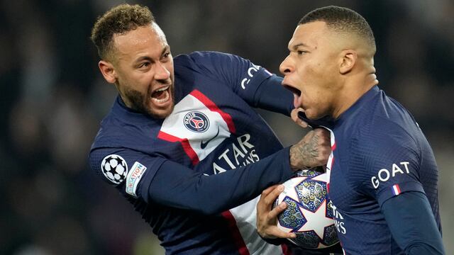Kylian Mbappé y Neymar