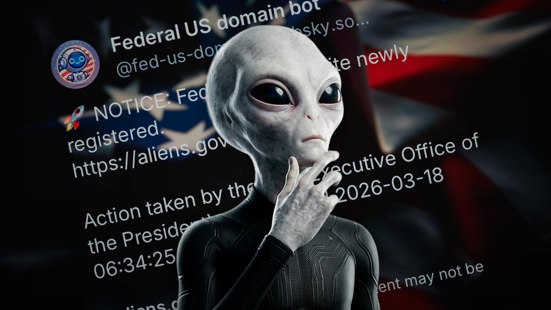 Por qué el gobierno de Estados Unidos compró un dominio sobre aliens