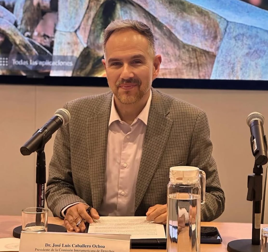 José Luis Caballero, presidente de la CIDH