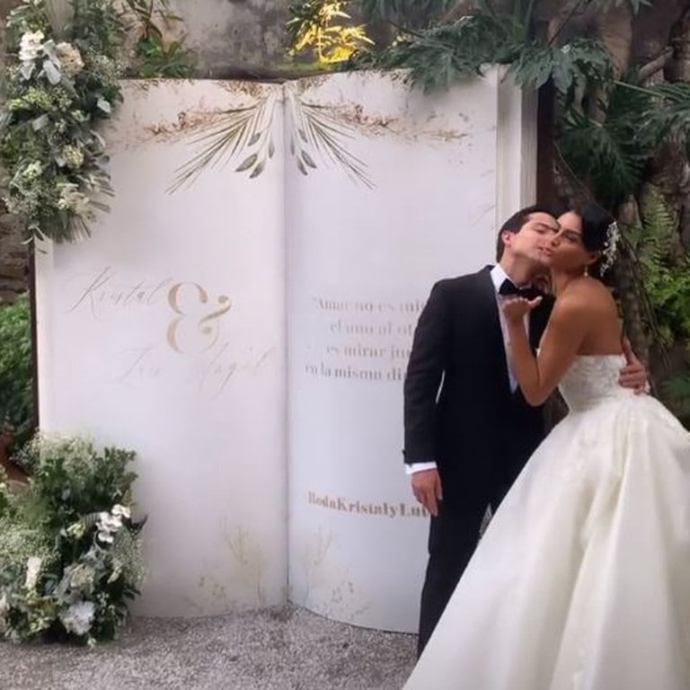 Kristal Silva y Luis Ángel Garza