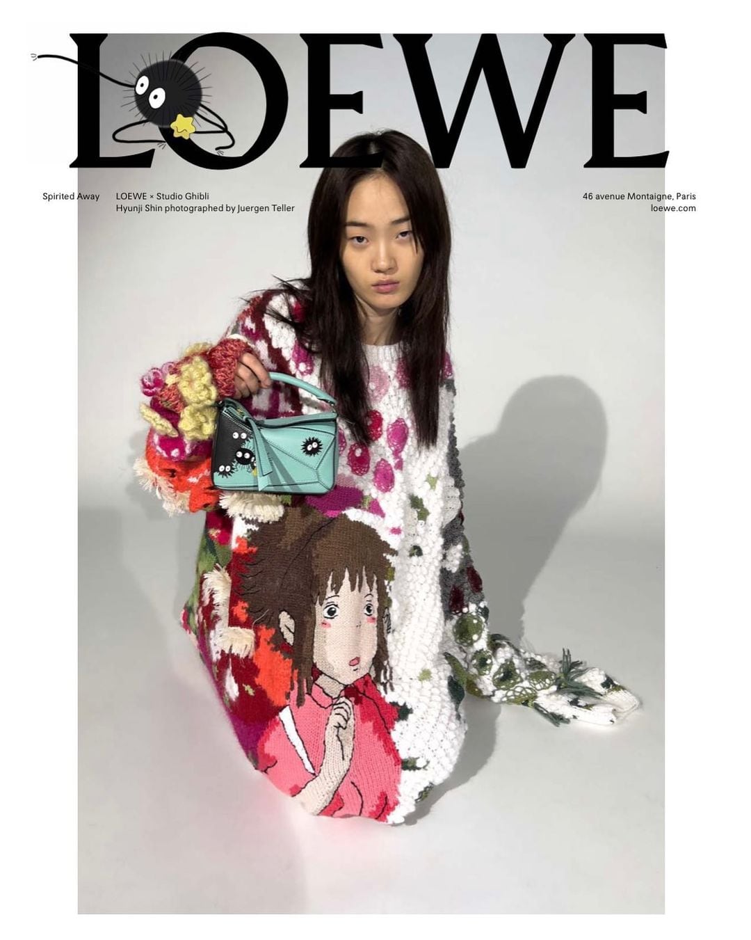 Bolso y sudadera Loewe inspirada en la película:'El viaje de Chihiro'