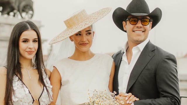 Eduardo Capetillo Jr. entregó a su hermana Alejandra en su boda por lo civil
