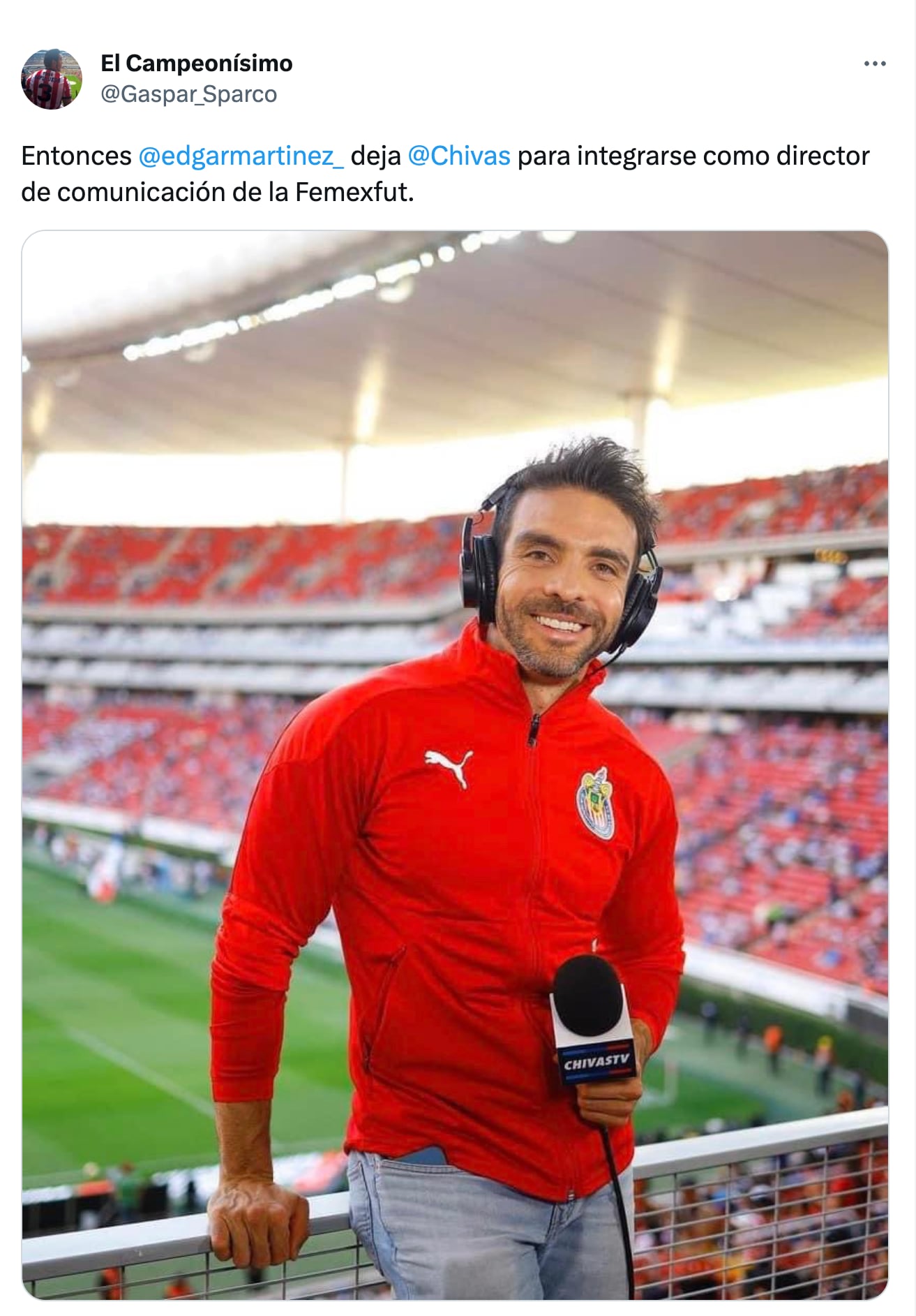 Director de Comunicación Chivas