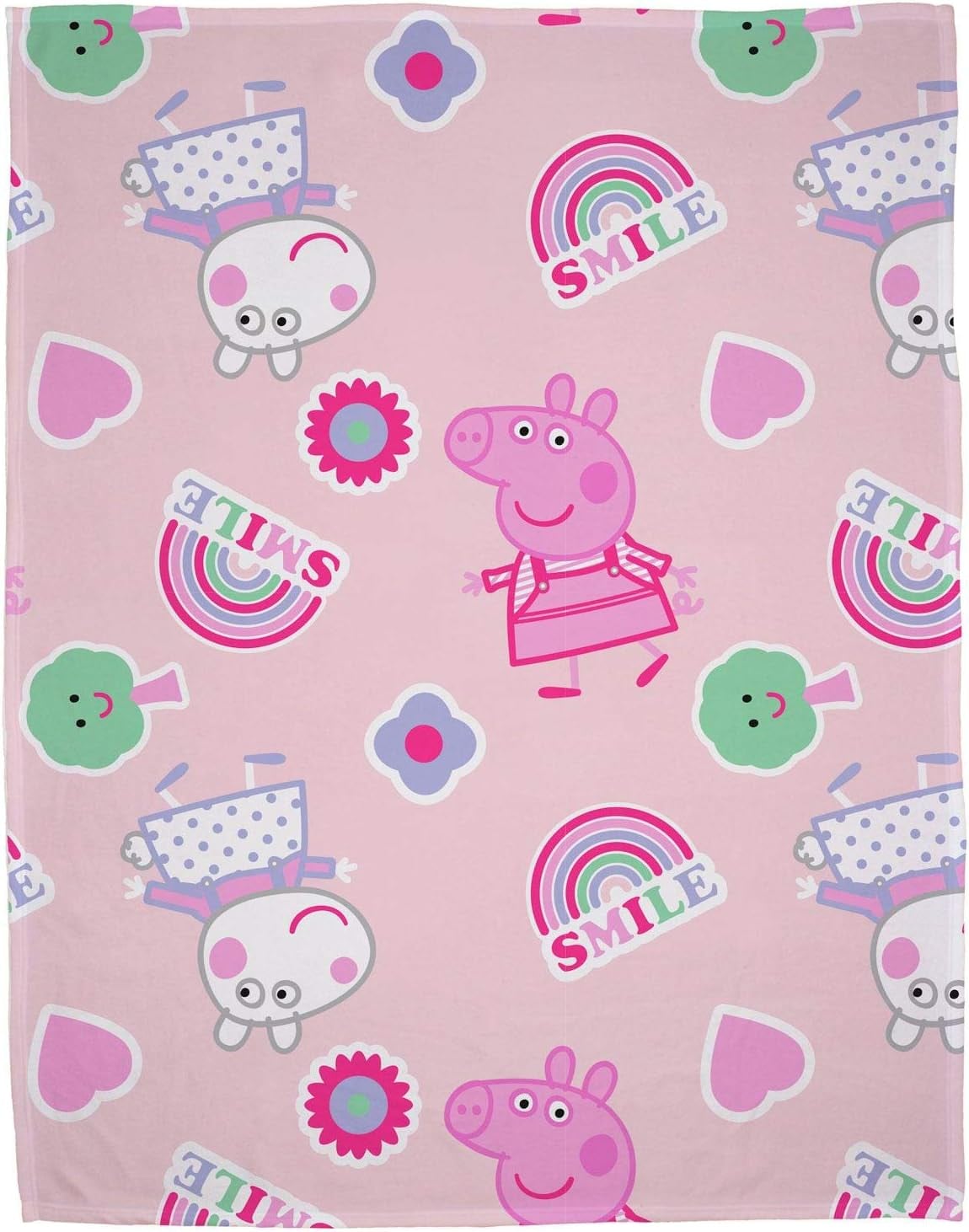 Cobertor de Peppa Pig rosa