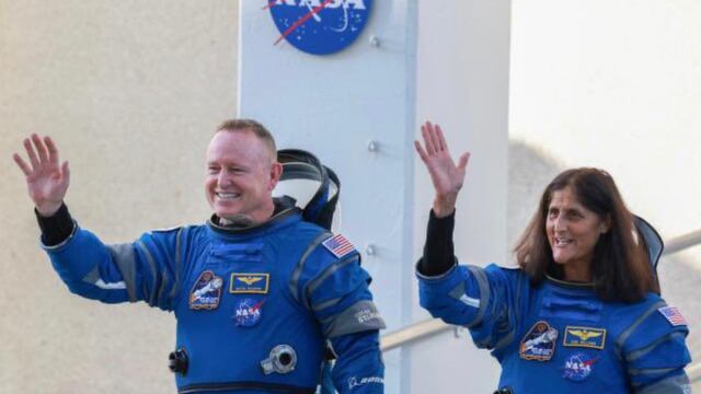 Astronautas Barry Wilmore y Sunita Williams