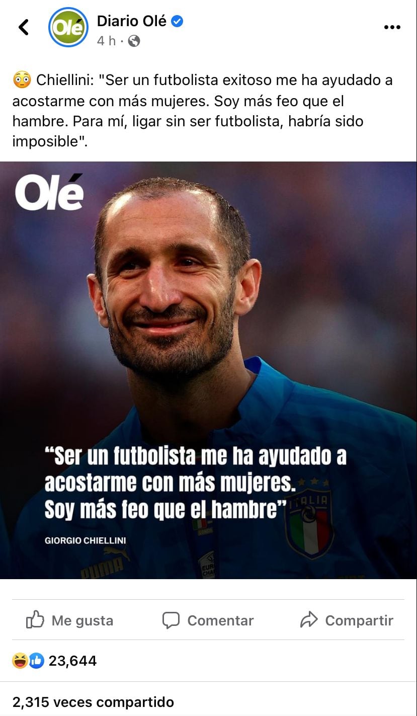 Giorgio Chiellini.