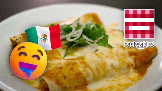 Taste Atlas califica las enchiladas