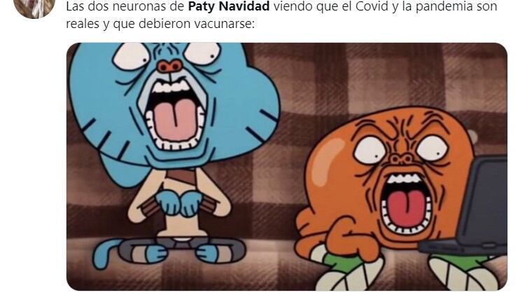 Memes sobre Paty Navidad y su contagio de Covid-19