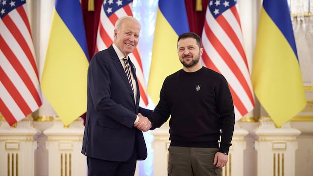 Joe Biden realiza visita sorpresa a Kiev, Ucrania y se reúne con Volodímir Zelenski
