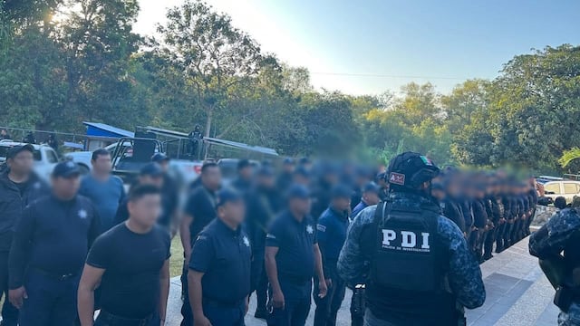 Detenciones de 87 policías de Chiapa de Corzo