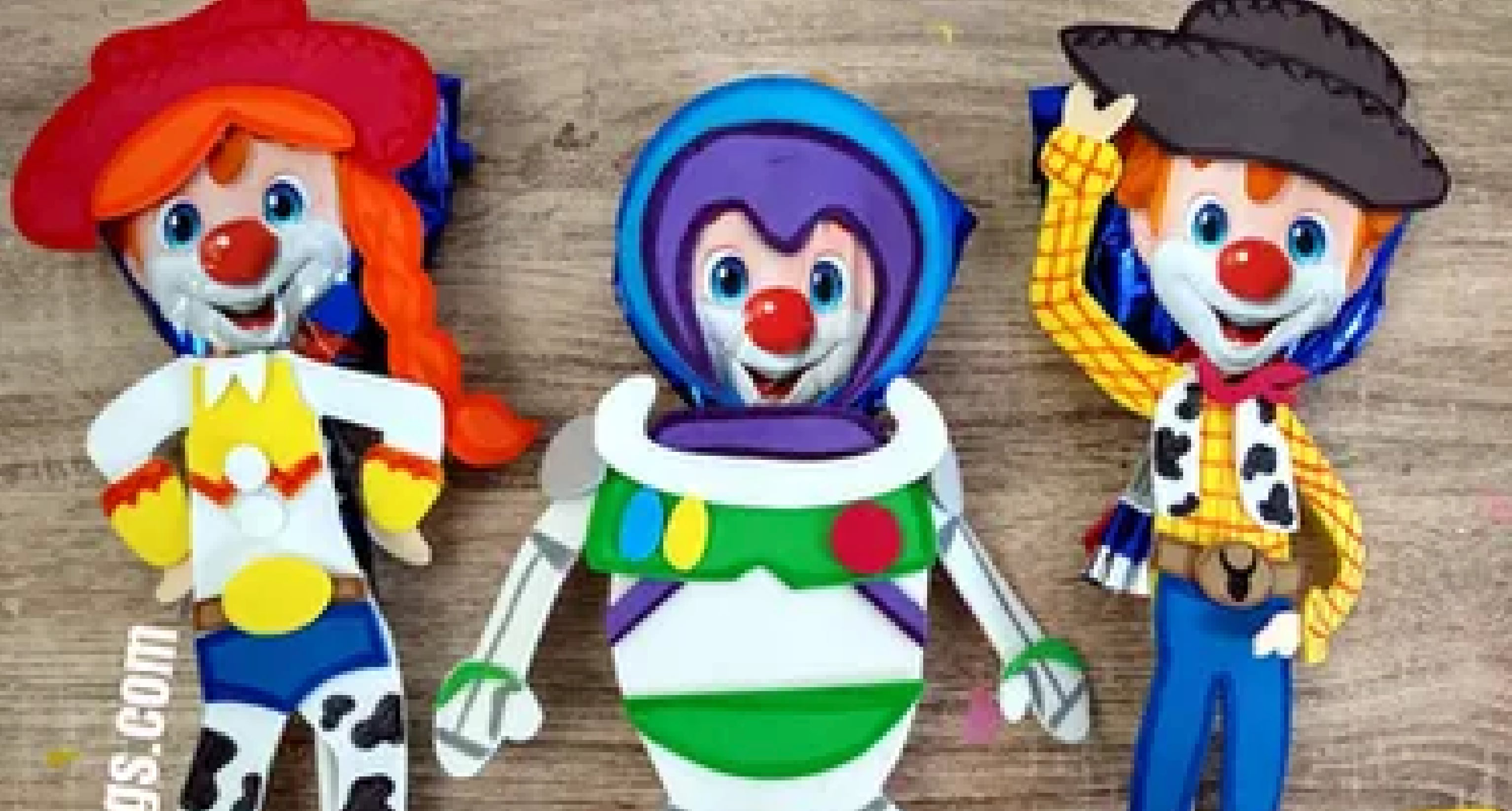 Paleta payaso para el 30 de abril: Toy Story