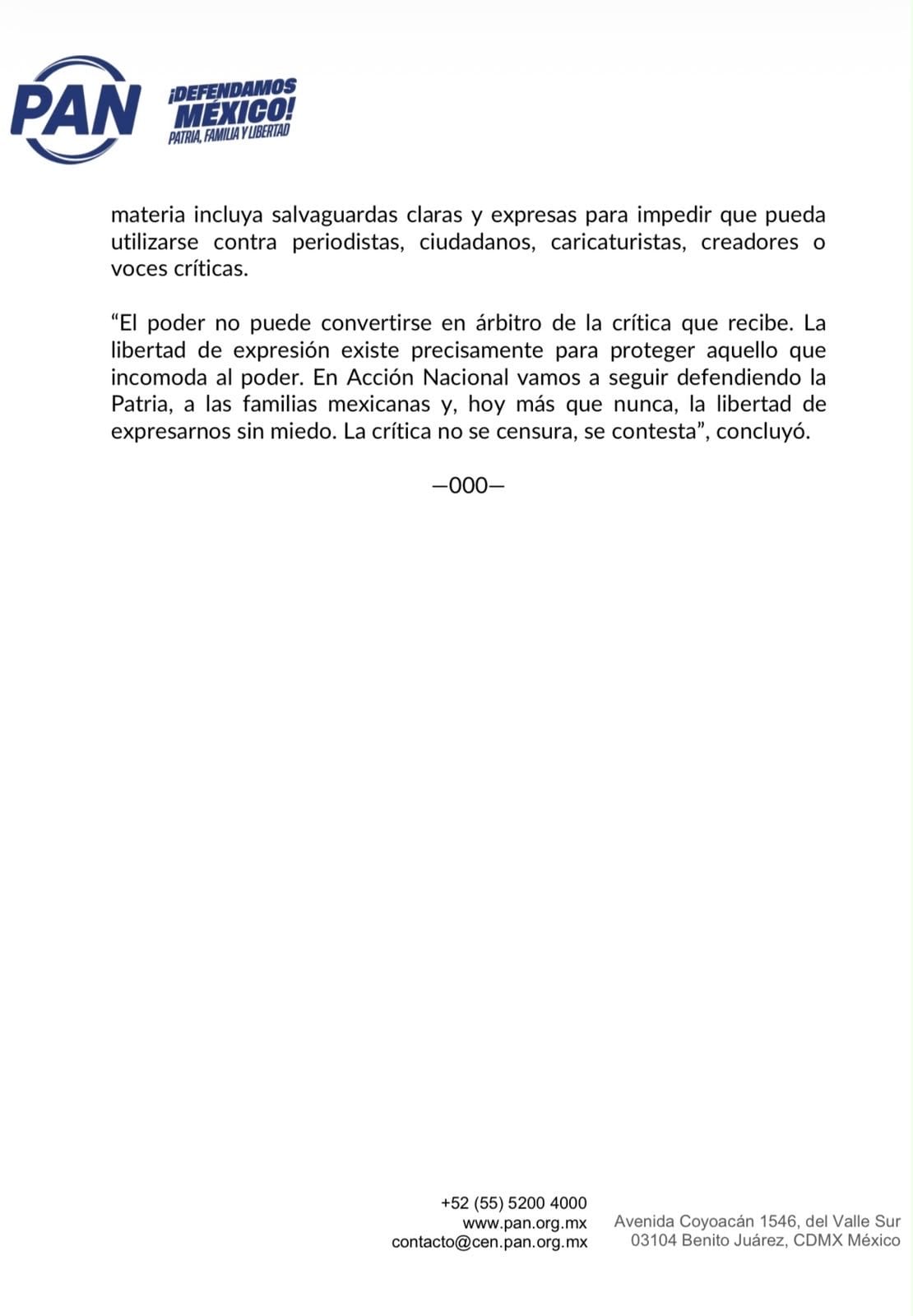 PAN reclama intento de Morena de censurar memes y exige garantizar la libertad de expresión