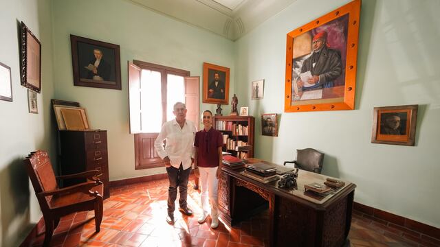 Claudia Sheinbaum visita la casa donde nació el ex presidente Lázaro Cárdenas