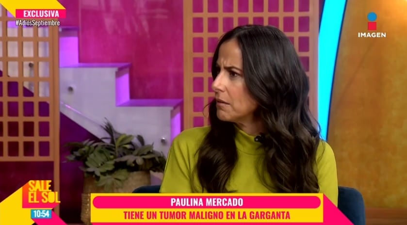 Paulina Mercado revela que tiene cáncer.