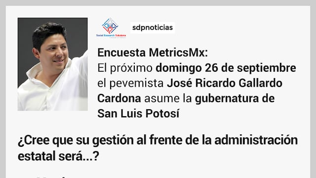 Encuesta MetricsMx sobre San Luis Potosí