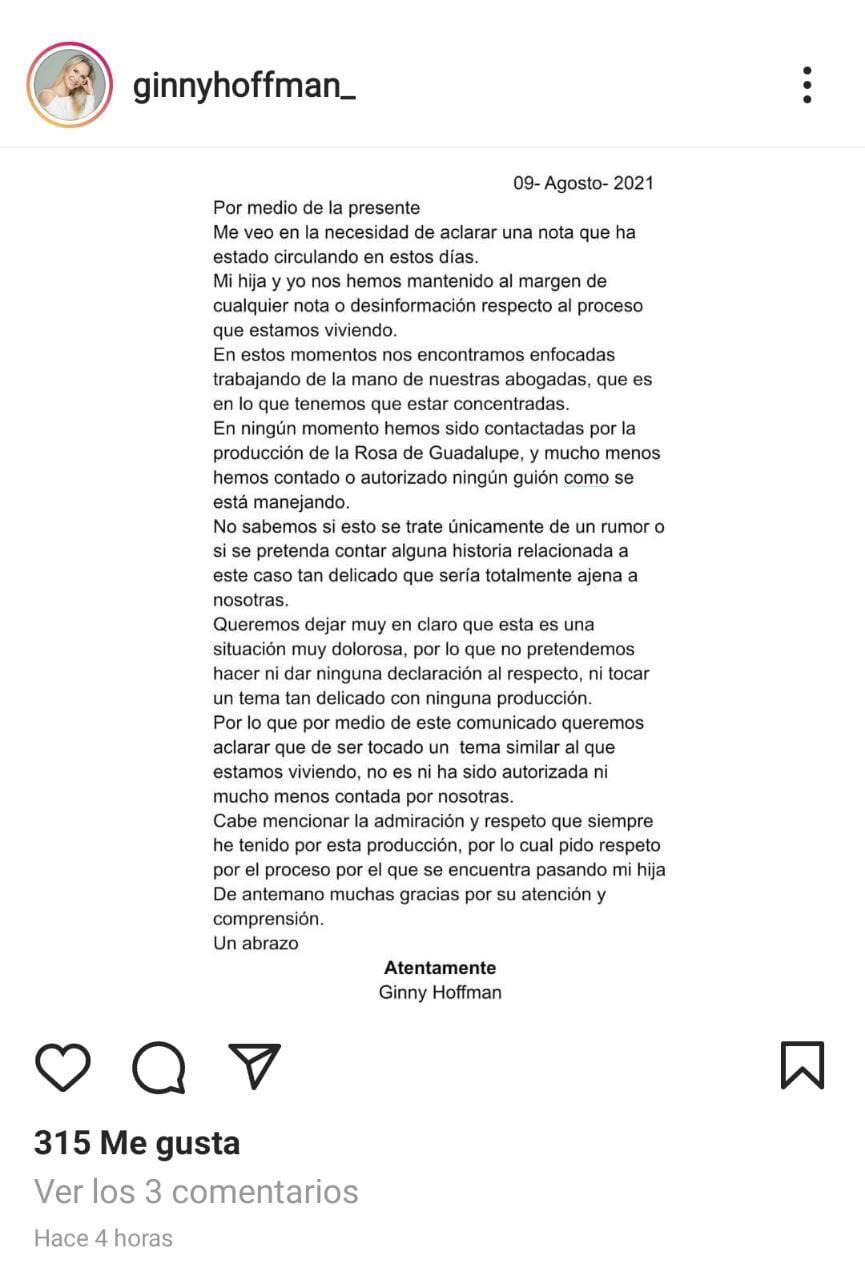 Publicación de Instagram