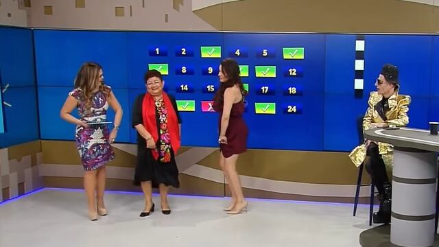 Ernestina Godoy baila en programa de Edy Smol