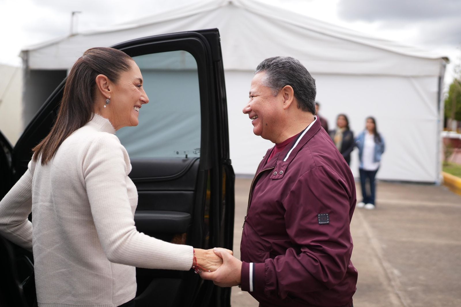 Claudia Sheinbaum y Julio Menchaca