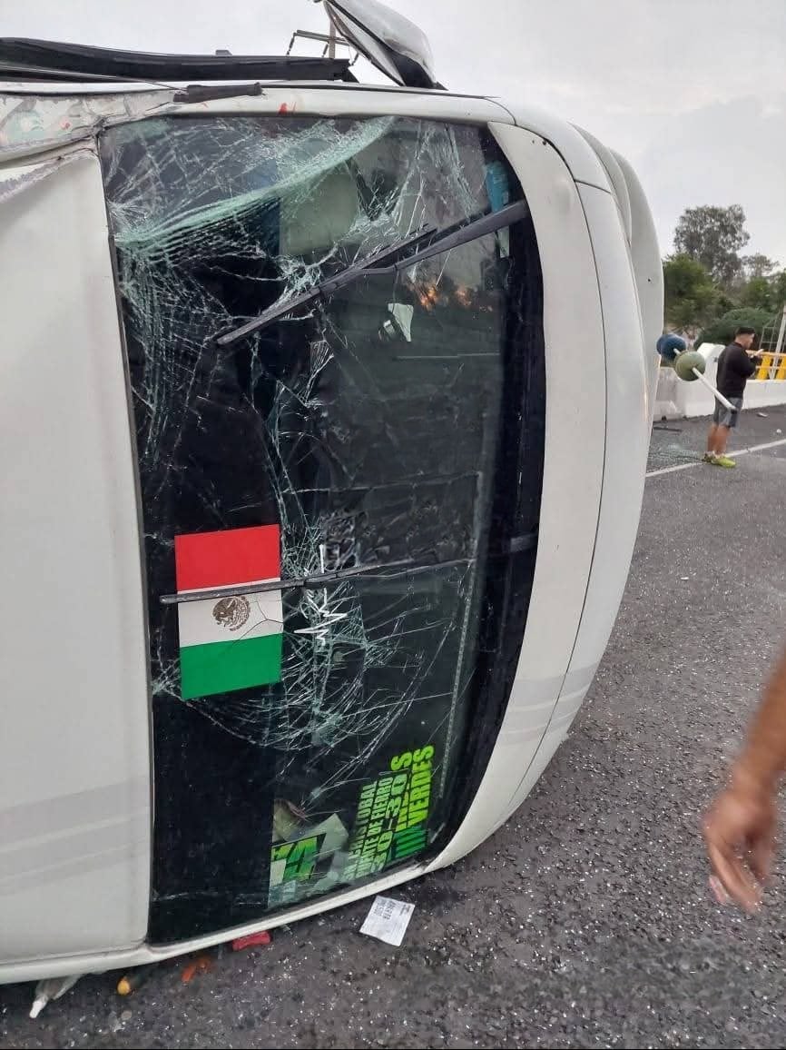 Accidente en autopista México-Pachuca