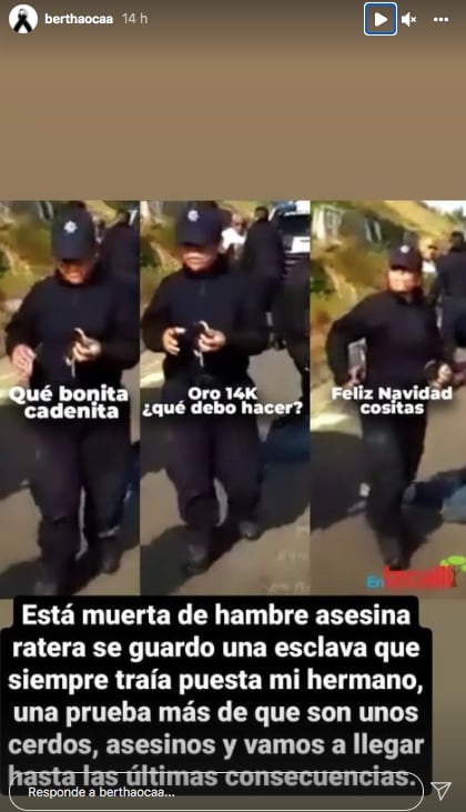 Acusan a policía de robar cadena a Octavio Ocaña