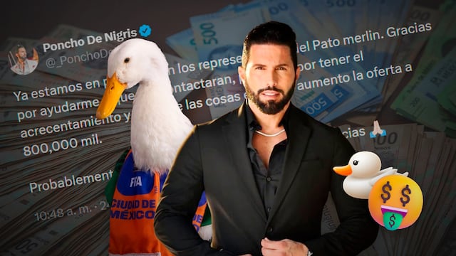 ¿Venderán al Pato Merlín? Poncho de Nigris ofrece 800 mil pesos