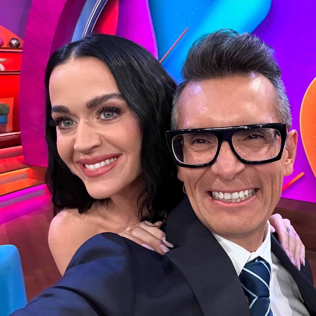 Katy Perry con Sergio Sepúlveda.