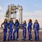 El video completo de Katy Perry y la tripulación de mujeres llegando al espacio con Blue Origin
