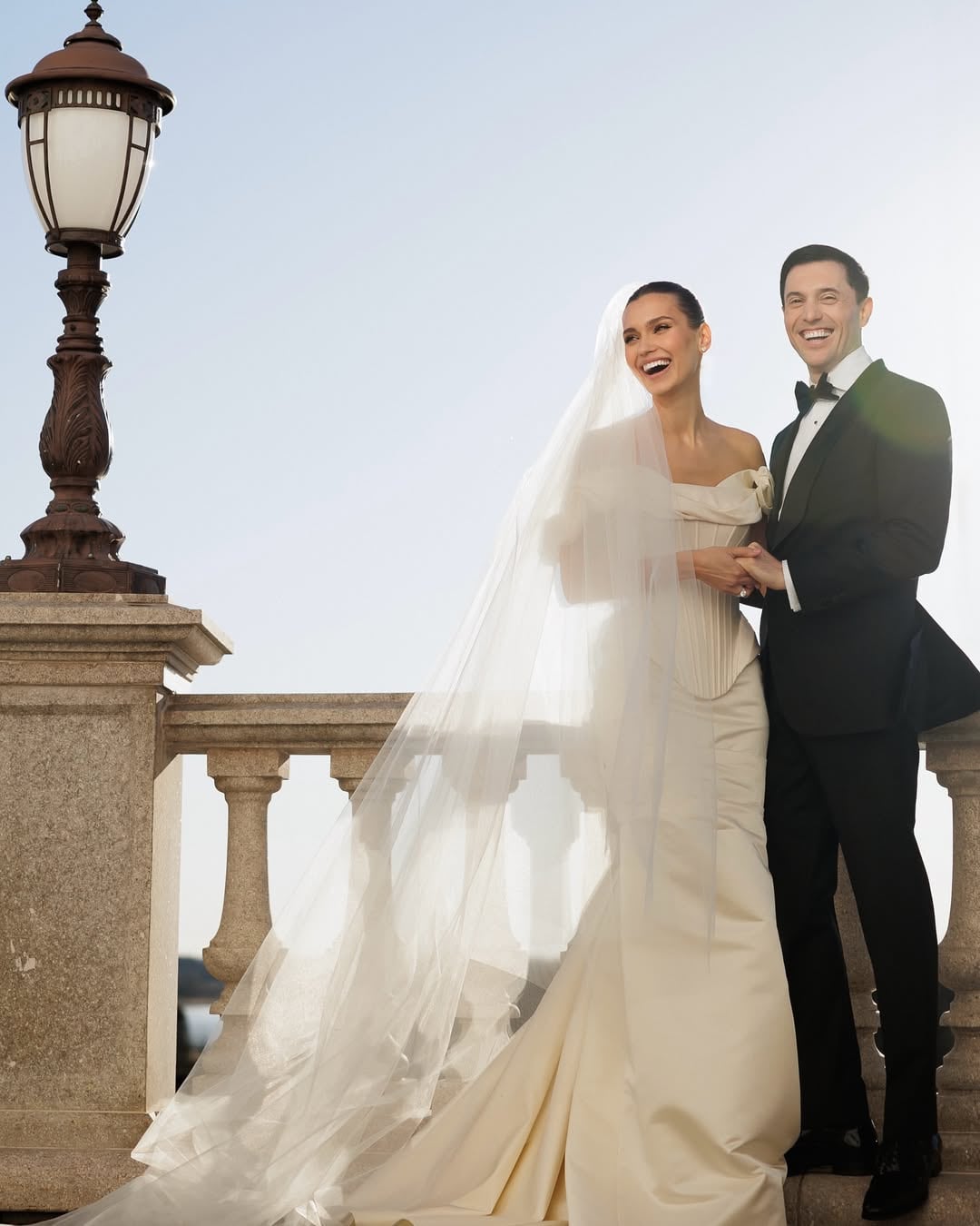 Kseniya Alexandrova y su esposo