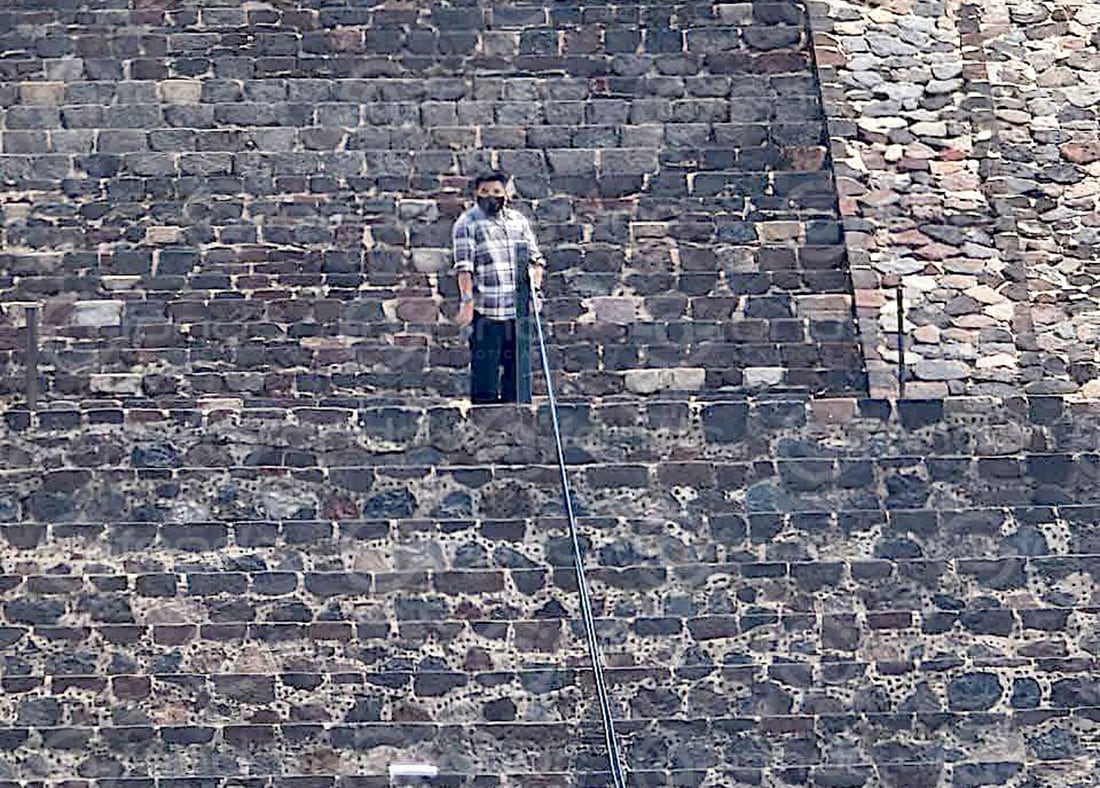 Balacera en Teotihuacán