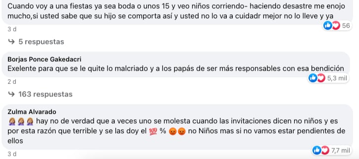 Comentarios respecto a niño que se atraviesa durante baile de quinceañera