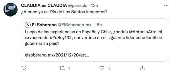 Tuits sobre Antonio Attolini